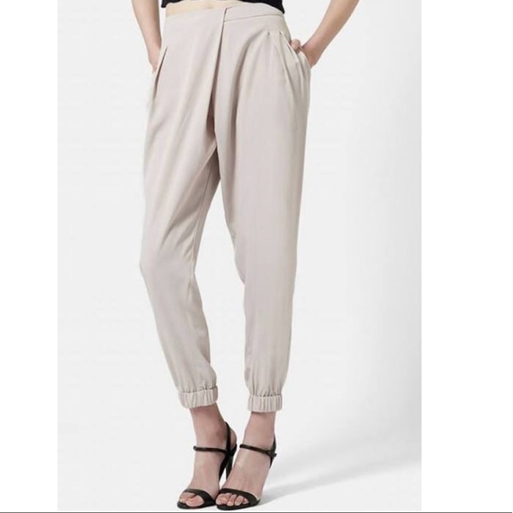 TOPSHOP WRAP FRONT JOGGER PANTS